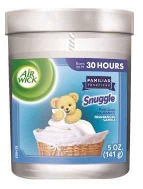 AIR WICK Candle  Snuggle  Fresh Linen Discontinued